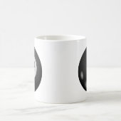 Pool - Ball acht Kaffeetasse (Mittel)