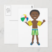 Pool Ball Boy Postkarte (Vorne/Hinten)