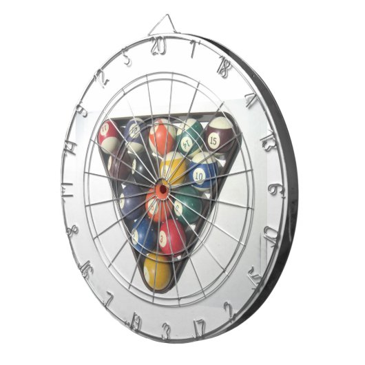 Pool Ball Dart Board Dartscheibe (Vorderseite rechts)