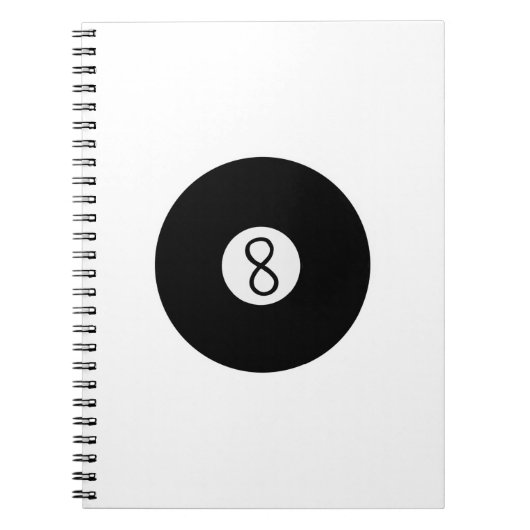 Pool Ball Notizblock (Vorderseite)