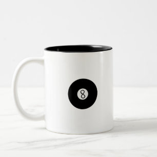 Pool Ball Zweifarbige Tasse