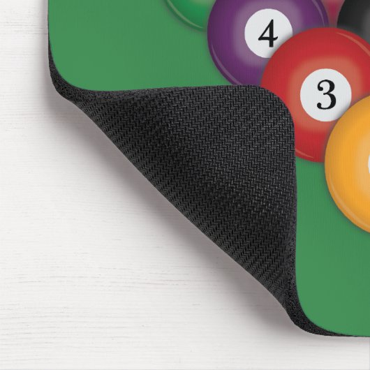 Pool-Bälle/Billard: Mousepad (Ecke)