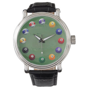 Pool Balls Armbanduhr