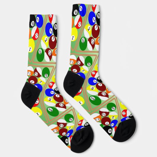 Pool Balls Design Socken (Rechts)