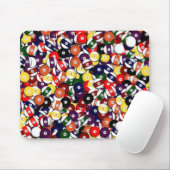 Pool Balls Mousepad (Mit Mouse)