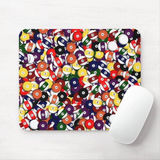 Pool Balls Mousepad (Mit Mouse)