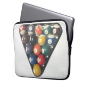 Pool Balls Notebook-Gehäuse Laptopschutzhülle (Vorderseite Links)