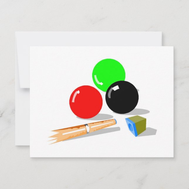 Pool Balls und Stick (Vorderseite)