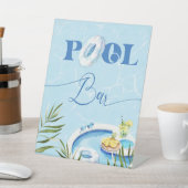 Pool Bar Pool Geburtstagsparty Sockelschild (In SItu)