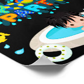 Pool Begrüßung Party Schild Boote Wasserrutsche Po (Ecke)