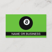 POOL BERUFLICHE Blasen Visitenkarte (Rückseite)