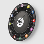 Pool (Billard) 8-er Uhr (Winkel)