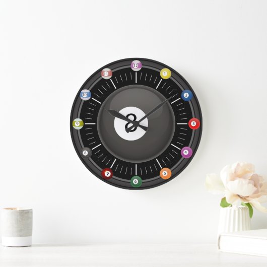 Pool (Billard) 8-er Uhr (Zuhause)