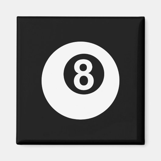 Pool Billard 8 ll Magnet (Vorne)