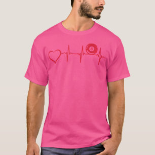 Pool Billard Herzschlag Herz 8-Ball Pool Billiard T-Shirt