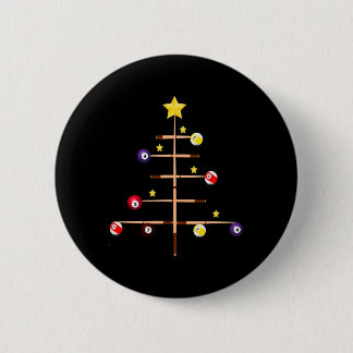 Pool Billard Ll Cue Sport Weihnachtsbaum Button