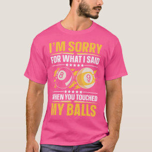 Pool Billard Mannschaft 8 Ball Pool Spieler Billia T-Shirt