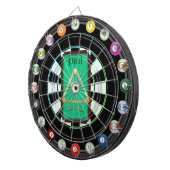 Pool/Billard Multi-Target 20 Count Dartboard Dartscheibe (Vorderseite rechts)