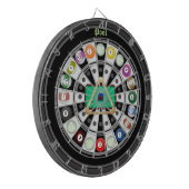 Pool/Billard Multi-Target 2.0 Dartboard Dartscheibe (Vorderseite Links)