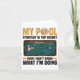 Pool Billard Snooker Cue Player 12 Karte