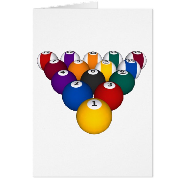 Pool: Billardkugeln: Billard: (Vorne)