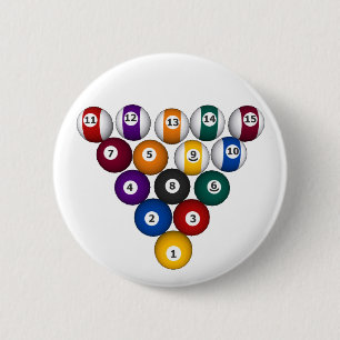 Pool: Billardkugeln: Billard: Button