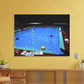 Pool Billiard Leinwanddruck (Insitu (Wohnzimmer))