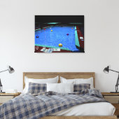 Pool Billiard Leinwanddruck (Insitu (Schlafzimmer))