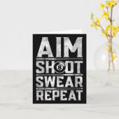 Pool Billiard Snooker Player Motivation Angebot Karte (Gelbe Blume)