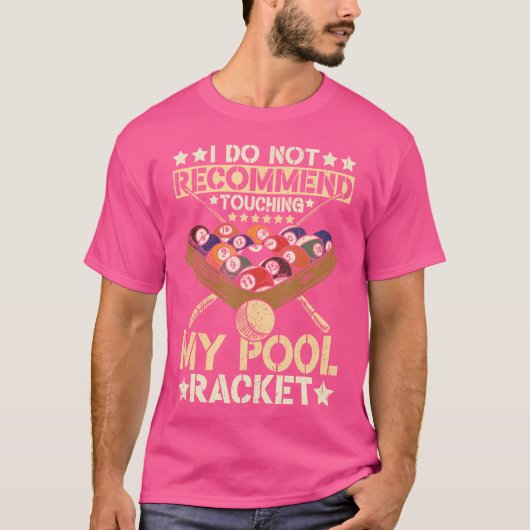 Pool Billiard Team 8 Ball Pool Billiard Player Bil T-Shirt (Vorderseite)