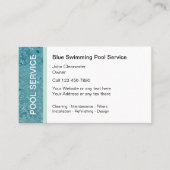 Pool Business Cards Visitenkarte (Vorderseite)