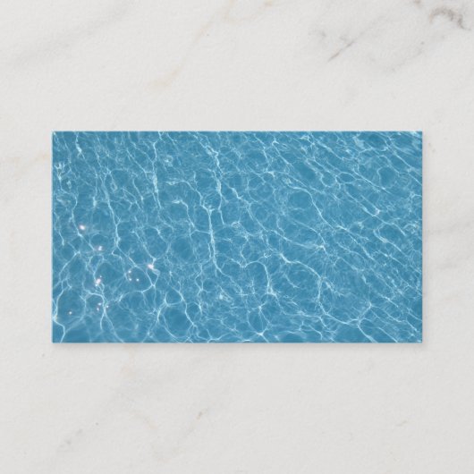 Pool Business Cards Visitenkarte (Vorderseite)