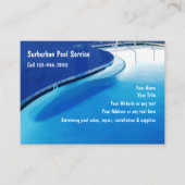 Pool Business Cards Visitenkarte (Vorderseite)