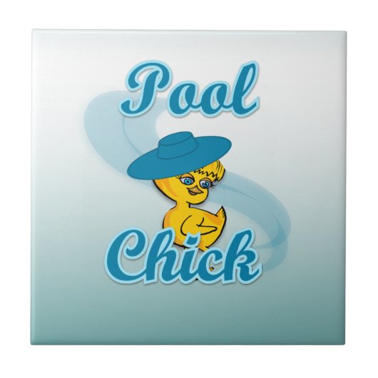 Pool Chick #3 Fliese (Vorderseite)