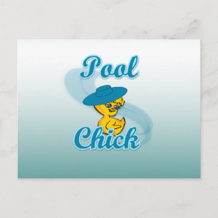Pool Chick #3 Postkarte