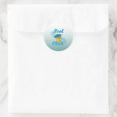 Pool Chick #3 Runder Aufkleber (Tasche)