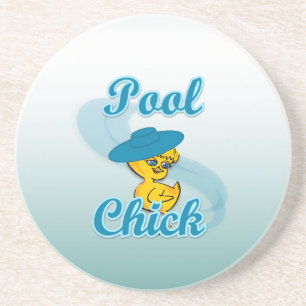 Pool Chick #3 Untersetzer