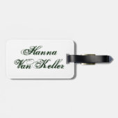 Pool Chick Gepäckanhänger (Rückseite horizontal)