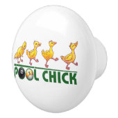 Pool Chick Keramikknauf (Rechts)