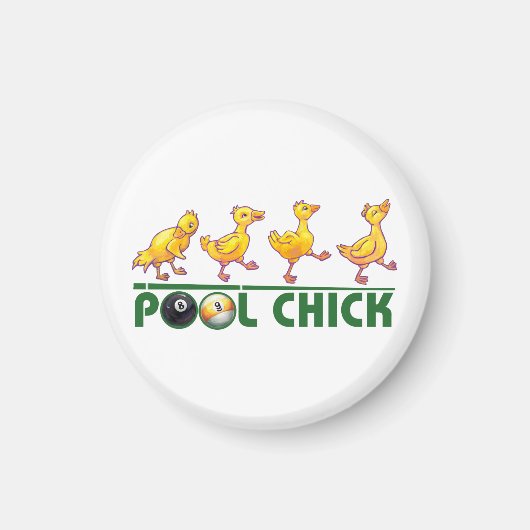 Pool Chick Magnet (Vorne)