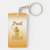 Pool Chick Schlüsselanhänger (Rückseite)