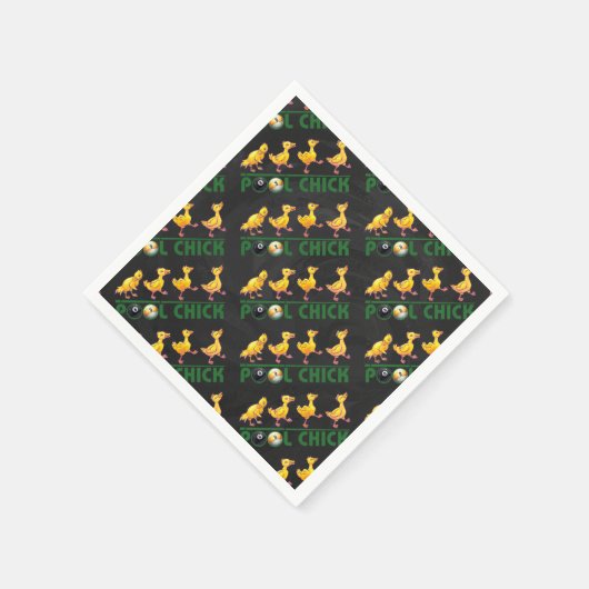 Pool Chick Serviette (Ecke)