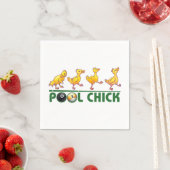 Pool Chick Serviette (Beispiel)