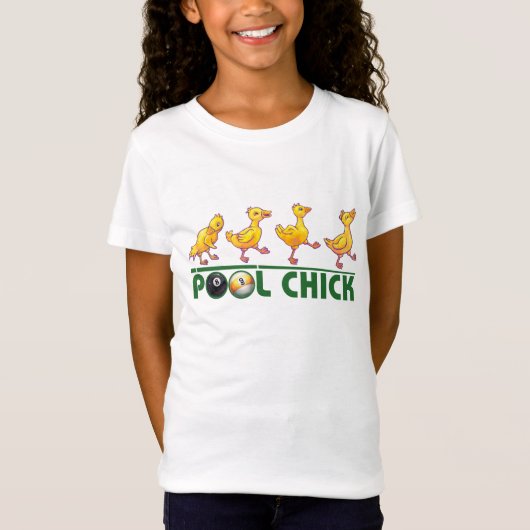 Pool Chick T-Shirt (Vorderseite)