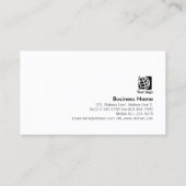 Pool Cleaner Blue Water Business Card Visitenkarte (Rückseite)