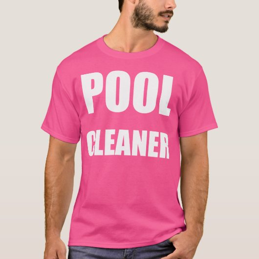 Pool Cleaner Mitarbeiter Offizielle einheitliche A T-Shirt (Vorderseite)