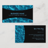 Pool Cleaner Slogans Business Cards Visitenkarte (Vorne/Hinten)