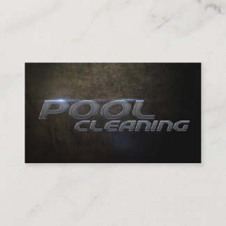 Pool cleaning Business card Visitenkarte