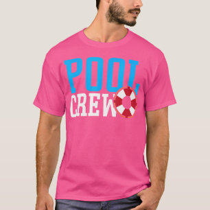 Pool Crew Pool Mitarbeiter Rettungsschwimmer Jungs T-Shirt