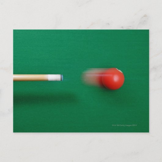 Pool Cue Postkarte (Vorderseite)